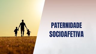 Paternidade socioafetiva [upl. by Rudd]