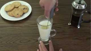 Aerolatte  The Original Steam Free Milk Frother [upl. by Kceb]