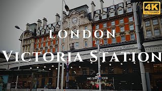 London Victoria Station Walk Through England 4K [upl. by Isle]