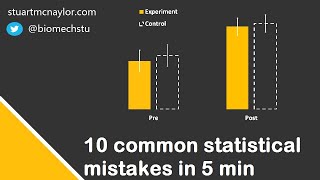 Ten Statistical Mistakes in 5 Min [upl. by Kin25]