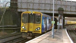 Half an Hour at 216  Birkenhead North Station 1022017  Class 507 508 terminus [upl. by Ycats]