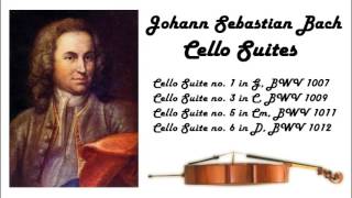 Johann Sebastian Bach  Cello suites in 432 Hz great for reading or studying [upl. by Linder]