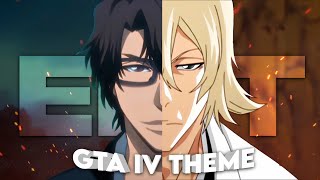 Aizen x Urahara  GTA IV Theme Edit [upl. by Plerre]